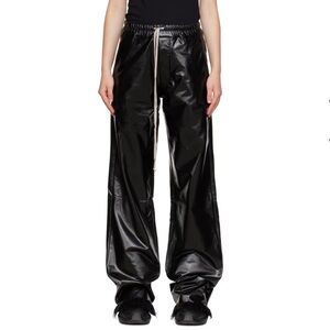 *SOLD Rick Owens DRKSHDW faux leather trousers
